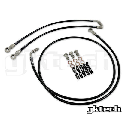 GKTech - 240SX/SKYLINE KIT DE EXCLUSÃO DA LINHA DE FREIO DO COMPARTIMENTO DO MOTOR (HARDDLTEBUNDLE)