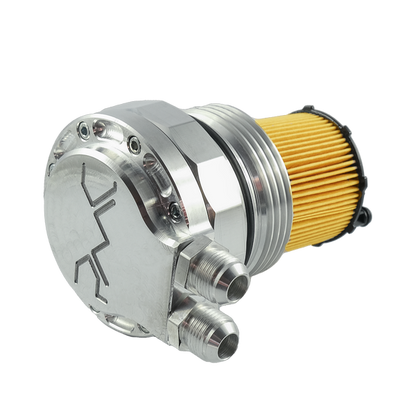 PMC Motorsport - Oil filter lid (cap) with oil cooler fitting AUDI 3.0 TDI