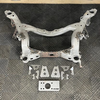 K-FAB - WELD IN SUBFRAME REINFORCEMENT KIT FOR NISSAN 240SX S13 R32 180SX