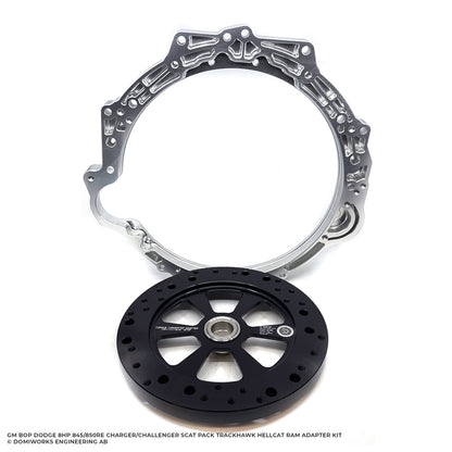 DomiWorks Engineering - GM BOP TO DODGE 8HP 845/850RE 70/75/90/95 CHARGER/CHALLENGER/SCAT PACK HELLCAT TRACKHAWK RAM ADAPTER KIT