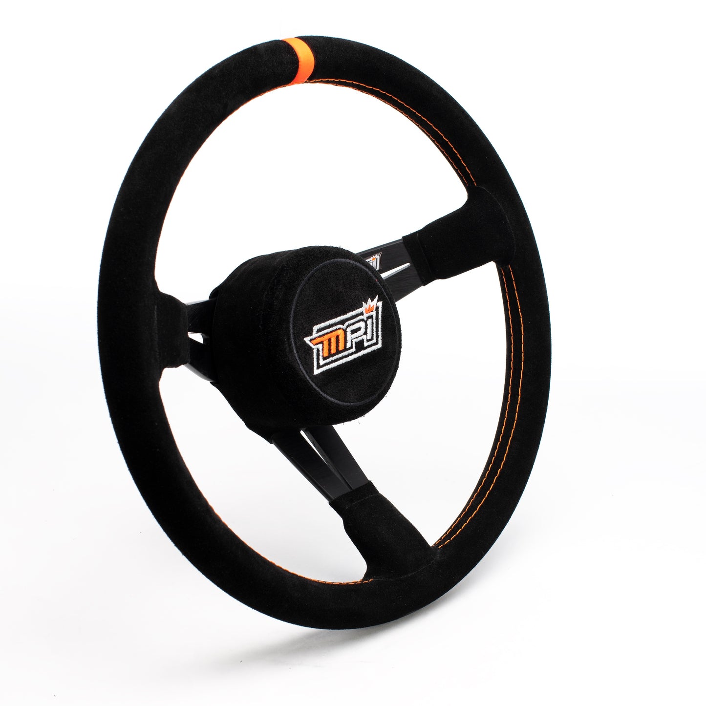 Max Papis Innovations - BL-14-A Deep Dish Suede Steering Wheel