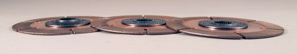 Tilton - OT-185 7.25” 3-Plate Metallic Clutch Disc Packs - "Back-to Back" Hub Configuration