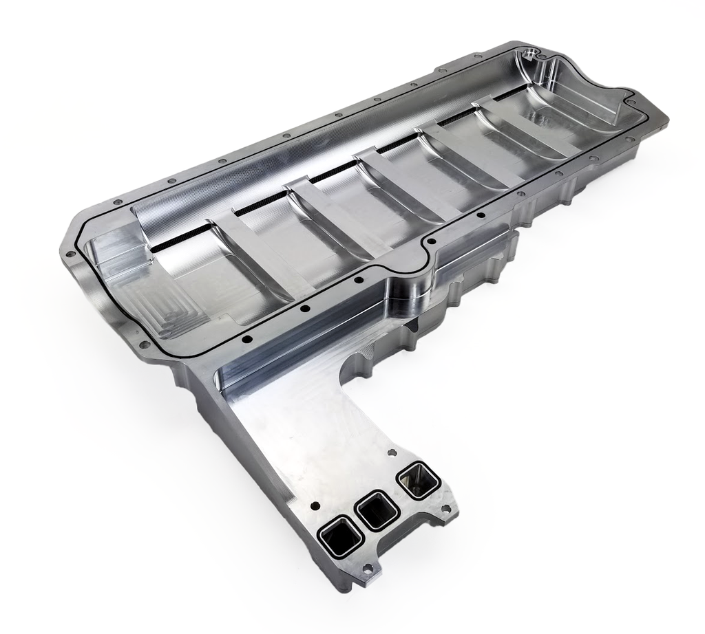 PHR - PHR Billet Dry Sump Pan for 2JZ With Air Conditioning, Deep