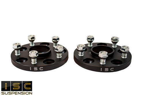 ISC Suspension Lexus/Toyota 5x114.3 Hub Centric (60 Hub Bore) Wheel Spacers 15mm Black (Pair)