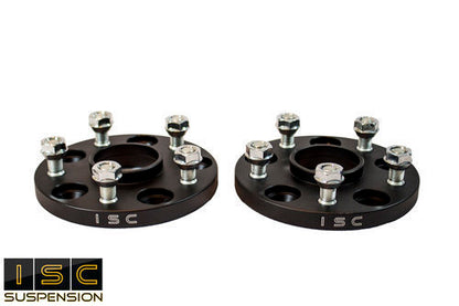 ISC Suspension Lexus/Toyota 5x114.3 Hub Centric (60 Hub Bore) Wheel Spacers 15mm Black (Pair)