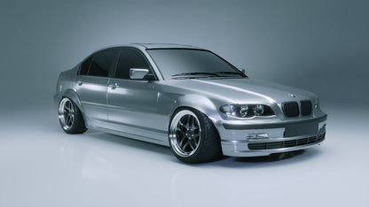 Big Duck Club - BMW E46 Sedan Front Overfenders (+60mm)