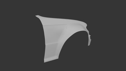 Big Duck Club - BMW E46 Sedan Front Overfenders (+60mm)