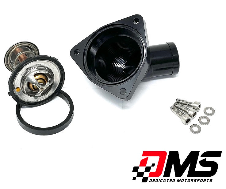 Dedicated Motorsports - LT Billet T-stat housing and Thermostat - Black