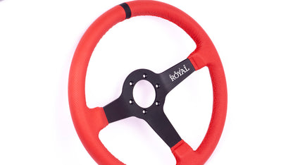 Grip Royal - Brute – 350mm – Red Perforated Leather – Black TDC