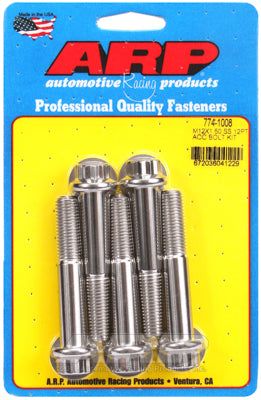 ARP M12 x 1.50 x 70 12pt SS Bolts (5/PKG)