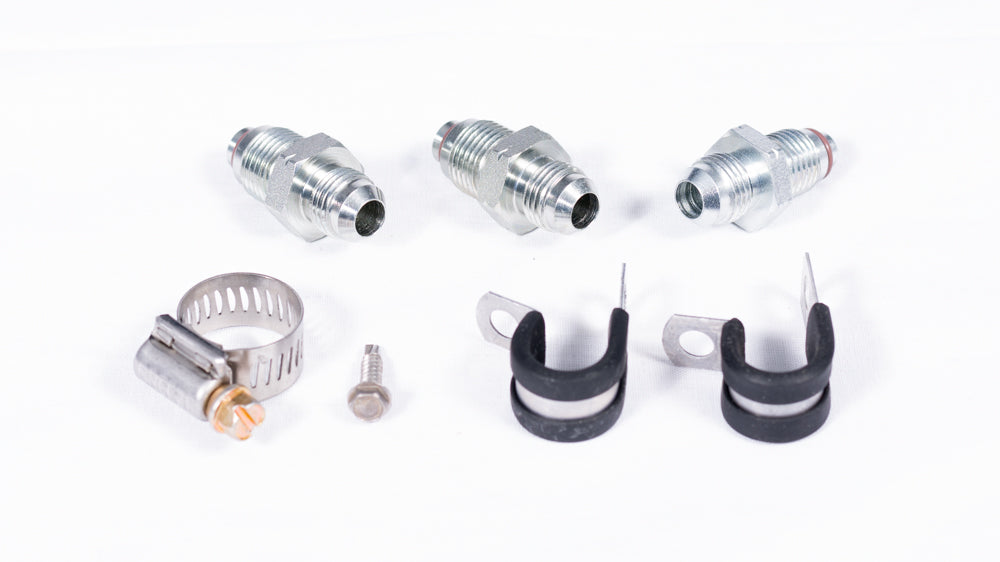Sikky Manufacturing - Nissan 350z e Infiniti G35 LHD LS Swap Power Steering Line Kit (SM-PS102A)