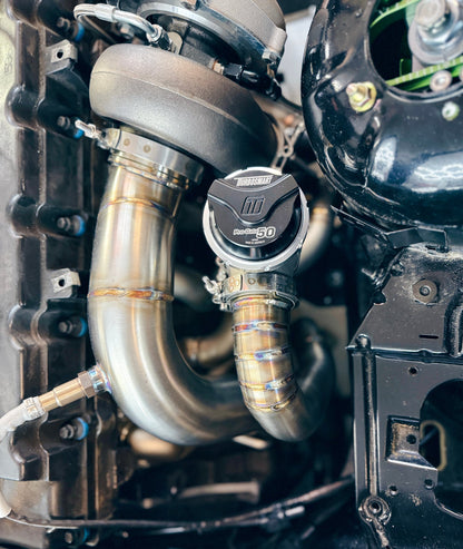 AK Vortec 4200 Into E36 Down Pipe (fully back-purged)