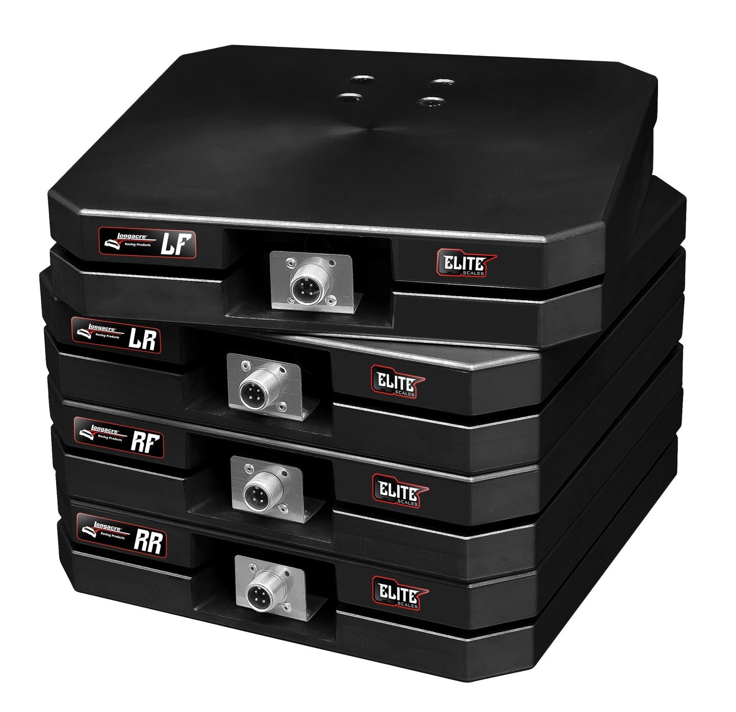 Longacre Racing - Elite Wired Scales From Longacre 1100 Lbs./Pad, 12" Pads