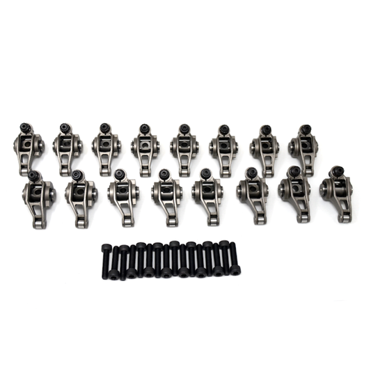 TSP - Steel Adjustable LS7 1.82 Roller Rocker Package w/ TSP Trunnion Kit (25-TSP182RR-ADJ-LS7)