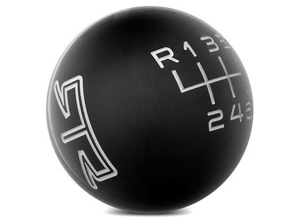RTR - BLACK SHIFT KNOB - GRAY ENGRAVING (15-23 GT, ECOBOOST, V6)
