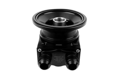 Improved Racing - Oil cooler adapter sandwich plate for Gen 1-2 SBC & Mk. 1-6 BBC Engines, -180F thermostat, -10AN male ports