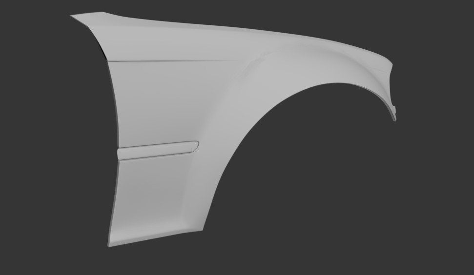 Big Duck Club - BMW E46 Coupe Front Overfenders (+60mm)
