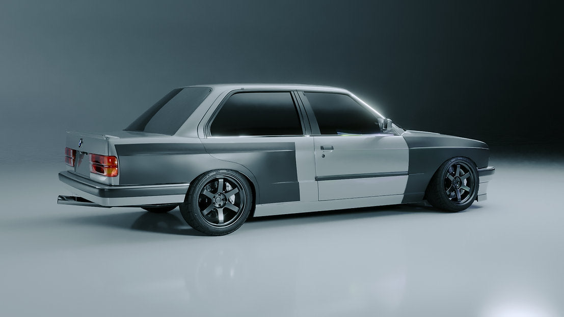 Big Duck Club - BMW E30 Sedan Overfender - M3 Style (50mm)