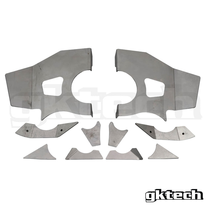 GKTech - LEXUS IS300 SUBFRAME WELD-IN REINFORCEMENT PLATES