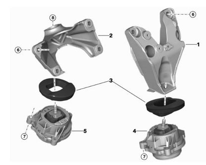 VTT - A9X Toyota Supra/G29 Z4 Billet Motor Mount Inserts