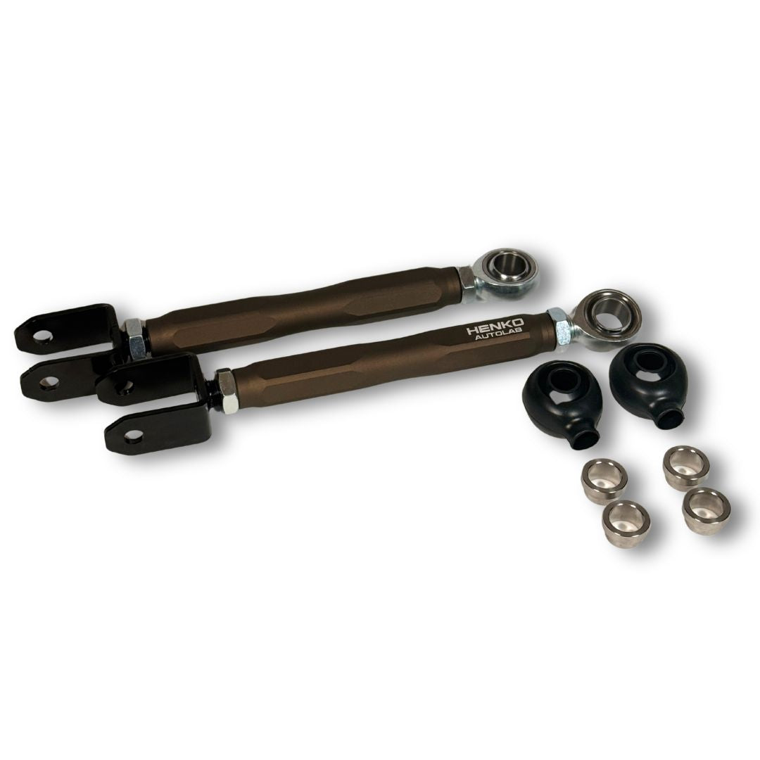 HENKO AUTOLAB - 350Z / G35 ADJUSTABLE REAR TRACTION ARMS