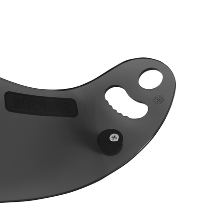 SIMPSON - DEVIL RAY HELMET REPLACEMENT SHIELDS - SMOKE