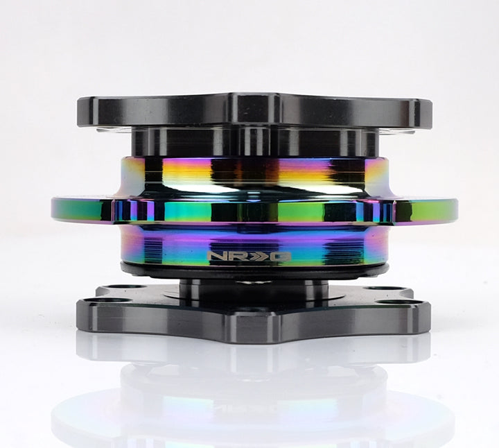NRG SFI KEY WAY TYPE QUICK RELEASE GUNMETAL-NEO CHROME