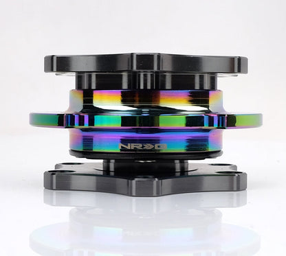 NRG SFI KEY WAY TYPE QUICK RELEASE GUNMETAL-NEO CHROME