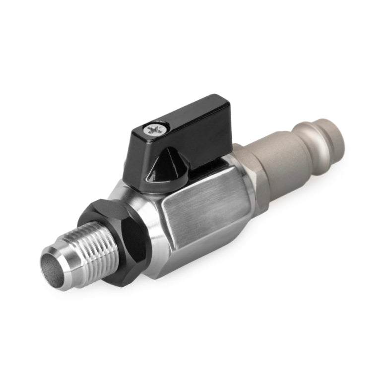 Nuke Performance - Air Jack Petcock Ball Valve Male Connector, AN-6