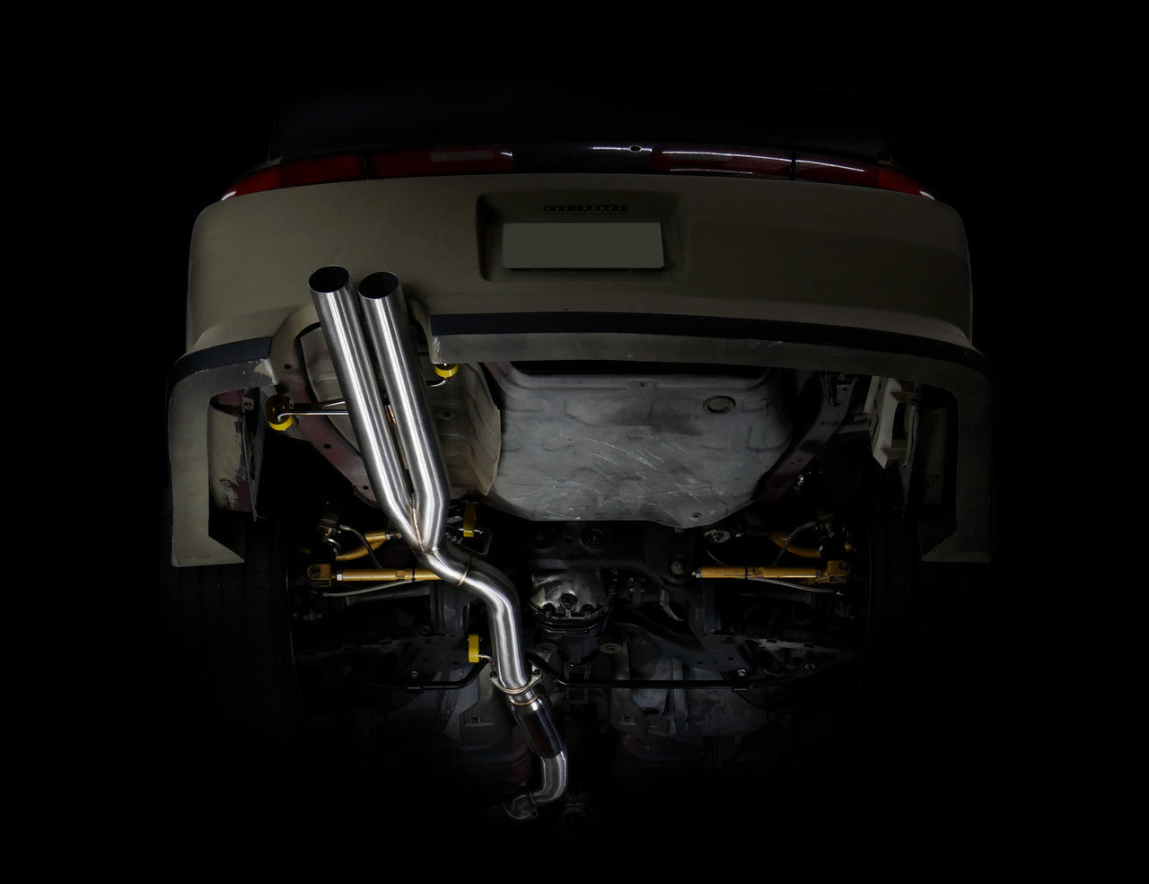 ISR Performance Series II - EP Dual Blast Pipe Exhaust System - Resonated- Nissan 240sx 95-98 (S14)