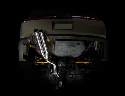 ISR Performance Series II - EP Dual Blast Pipe Exhaust System - Resonated- Nissan 240sx 95-98 (S14)