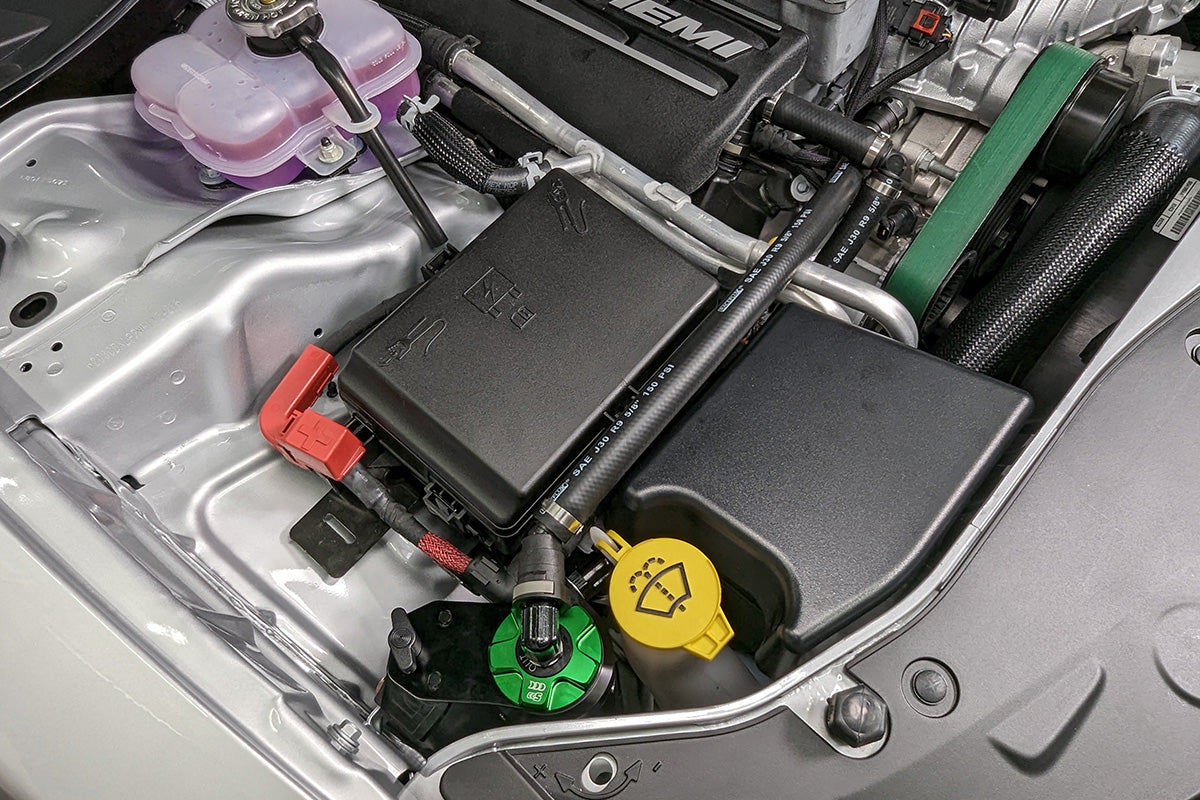 Improved Racing - CCS oil catch can kit, Dodge Charger & Challenger 6.2L Hemi Hellcat, Redeye, Demon