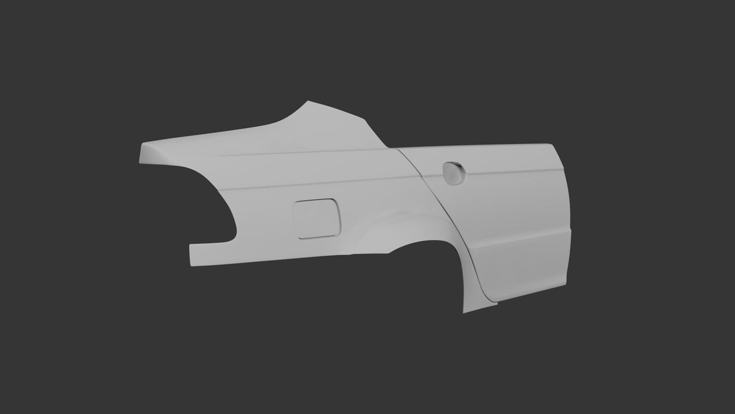 Big Duck Club - BMW E46 Sedan Rear Overfenders