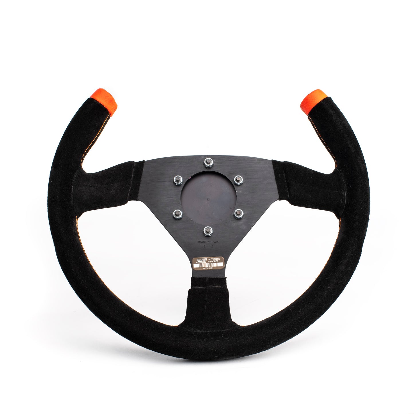Max Papis Innovations - F-13-Cut Open-Top Flat Suede Steering Wheel
