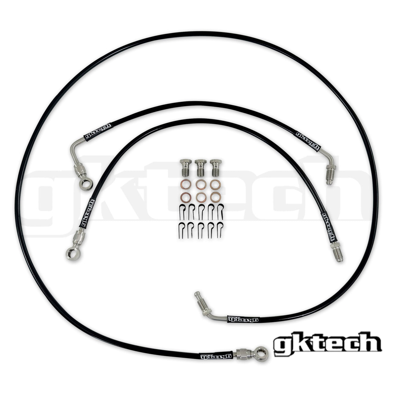 GKTech - R33/R34 ENGINE BAY BRAKE LINE DELETE KIT