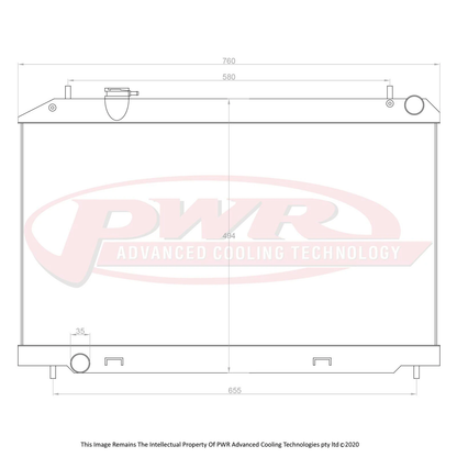 PWR  - 42mm Performance Radiator (Nissan 350Z 02-06)