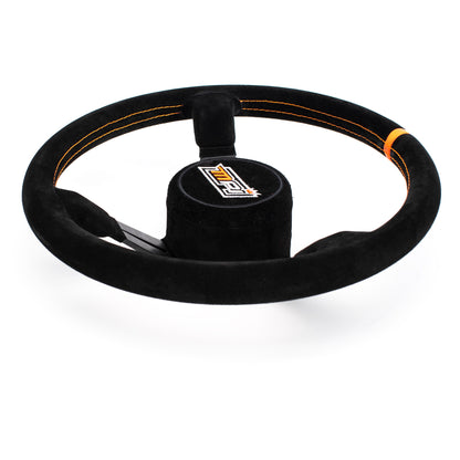 Max Papis Innovations - BL-14-A Deep Dish Suede Steering Wheel
