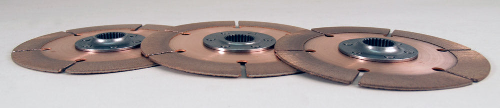 Tilton - OT-185 7.25” 3-Plate Metallic Clutch Disc Packs - "Back-to Back" Hub Configuration