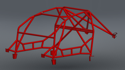 CAGEKITS - E82 FD Spec – Non-gutted Ladder Door Bar Roll Cage