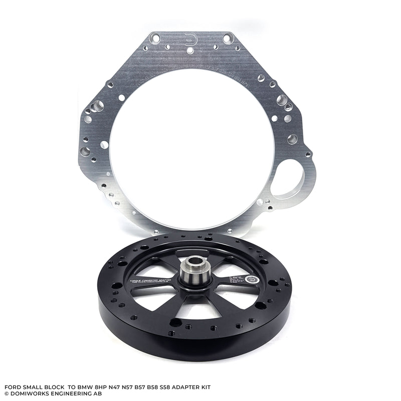 DomiWorks Engineering - FORD SMALL BLOCK 289 302 351C 351W 8HP N47 N57 B57 B58 S58 ADAPTER KIT