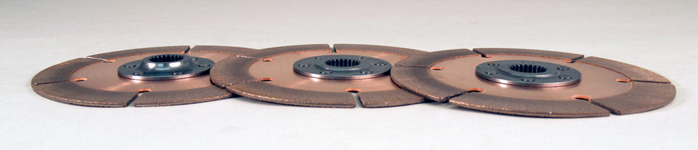 Tilton - OT-185 7.25” 3-Plate Metallic Clutch Disc Packs - "Back-to Back" Hub Configuration
