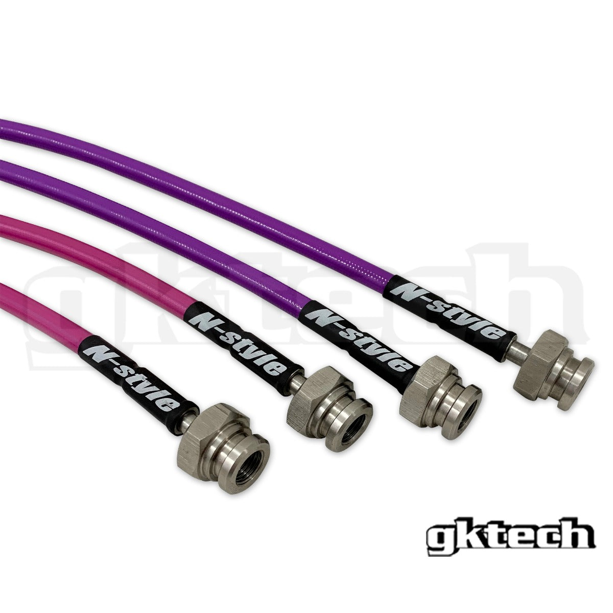 GKTech - S13 240SX BRAIDED BRAKE LINES