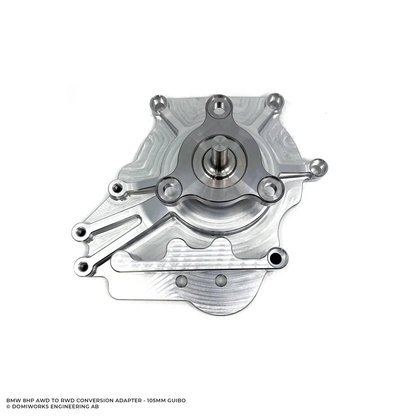 DomiWorks Engineering - BMW 8HP AWD TO RWD CONVERSION ADAPTER KIT - 105MM GUIBO