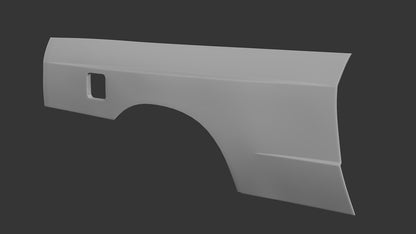 Big Duck Club - BMW E30 Coupe Rear Overfenders - M3 Style (+50mm)