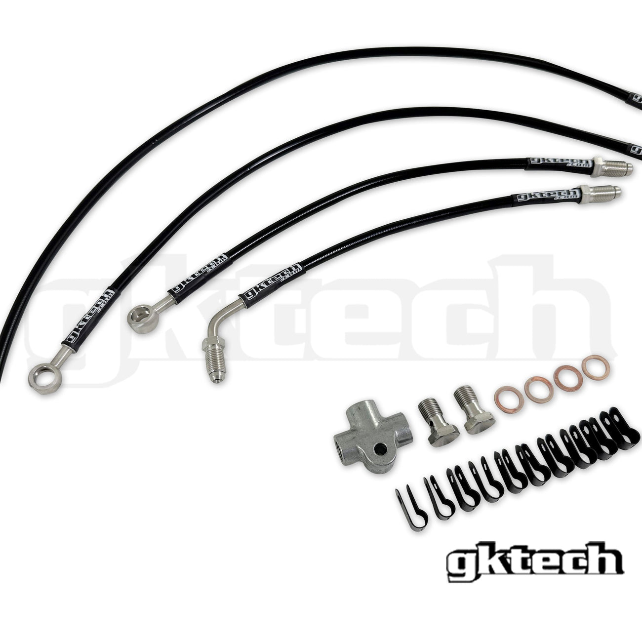 GKTech - STAINLESS STEEL BRAIDED TEFLON LINED ABS DELETE KIT