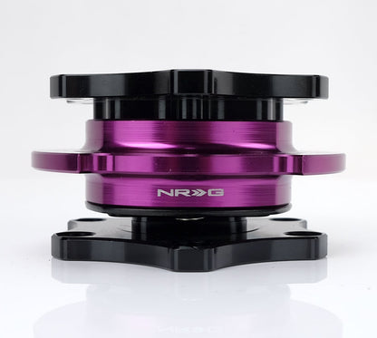 NRG SFI KEY WAY TYPE QUICK RELEASE BLACK-PURPLE