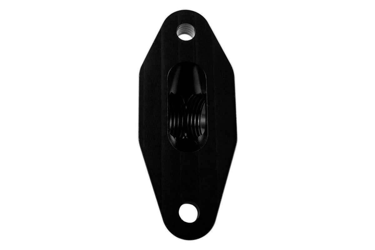 Improved Racing - Oil sensor, accumulator, and turbo feed adapter, -8AN ORB and two 1/8" NPT ports, LS engines