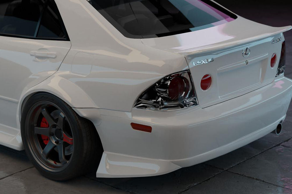 Big Duck Club - Lexus IS300 / Altezza Rear Overfender kit (75mm)