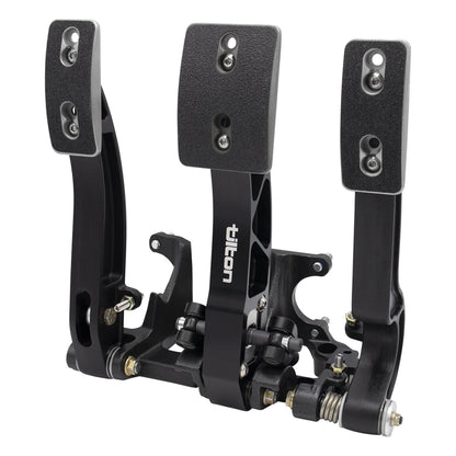 TILTON - 800-Series 3-pedal Floor Mount Pedal Assembly