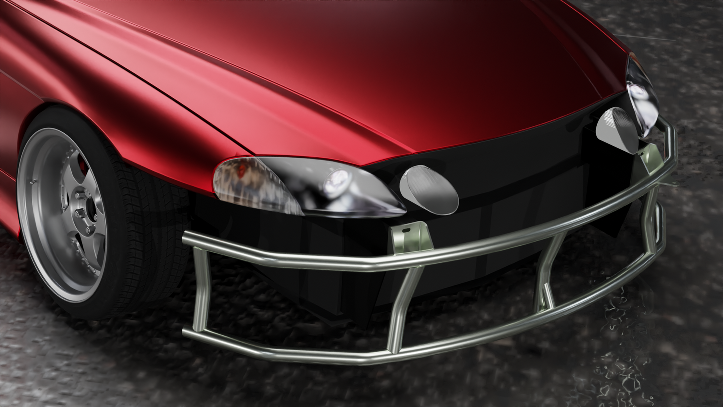True Focus Fabrication - Lexus SC300 / SC400 - Front Dual Row Bash Bar